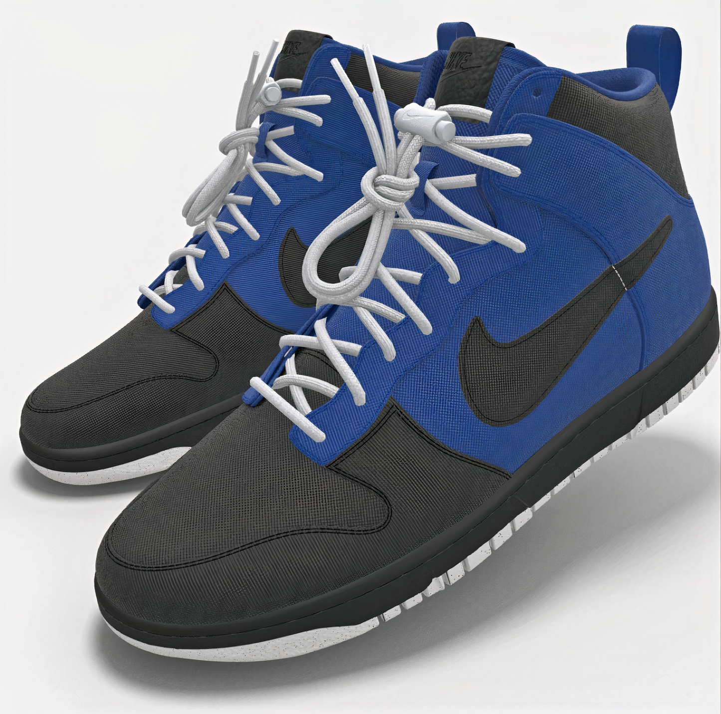 NIKE x FOCUS RICH EXCLUSIVE "AIR FOCUS" DUNKS (BLUE / BLACK)